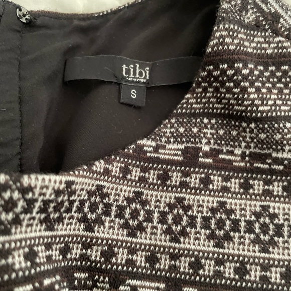 NWOT Tibi Knit Black & White Skater Dress size small - Picture 3 of 8